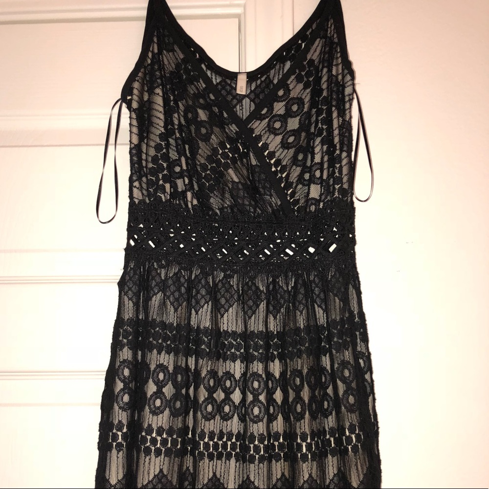 Black &  Beige dress
